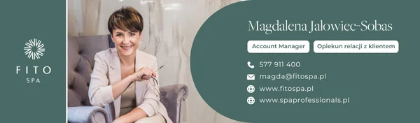 Magdalena Jałowiec-Sobas, telefon: 577 911 40, email: magda@fitospa.pl